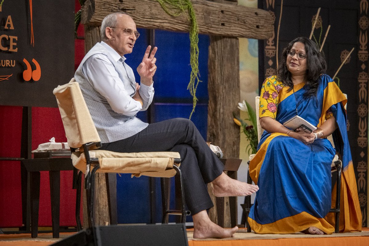 ishafoundation's tweet photo. The army has a tall order in keeping the nation and its citizens safe. But pulling together new 17-year-old recruits so they function as one unit - to live together and if need be, die together - is no mean feat either. Lieutenant General SK Upadhya talks about the culture that the army drills and instills in every soldier to make this happen.

#HINAR2024