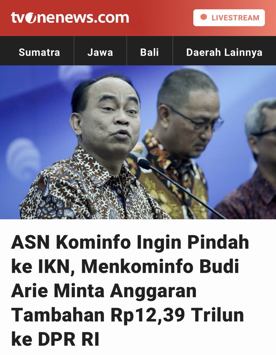 cingkonoha's tweet photo. Anggaran minta ditambah, tapi kominfo ngurusin judol aja gak mampu 

Terus naikin  #tolakblokirx https://t.co/PxrDNVcNkU