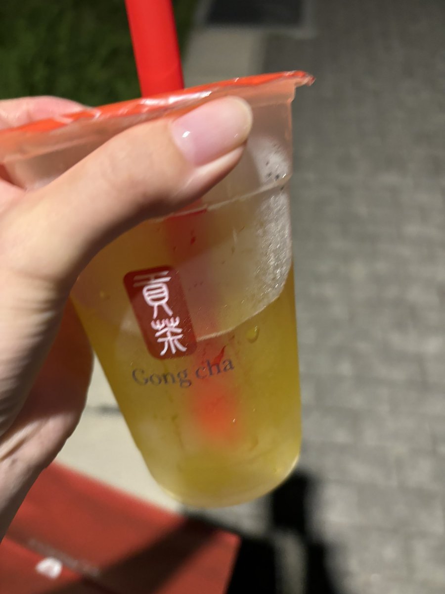 マスカットティーにアロエトッピング🍹