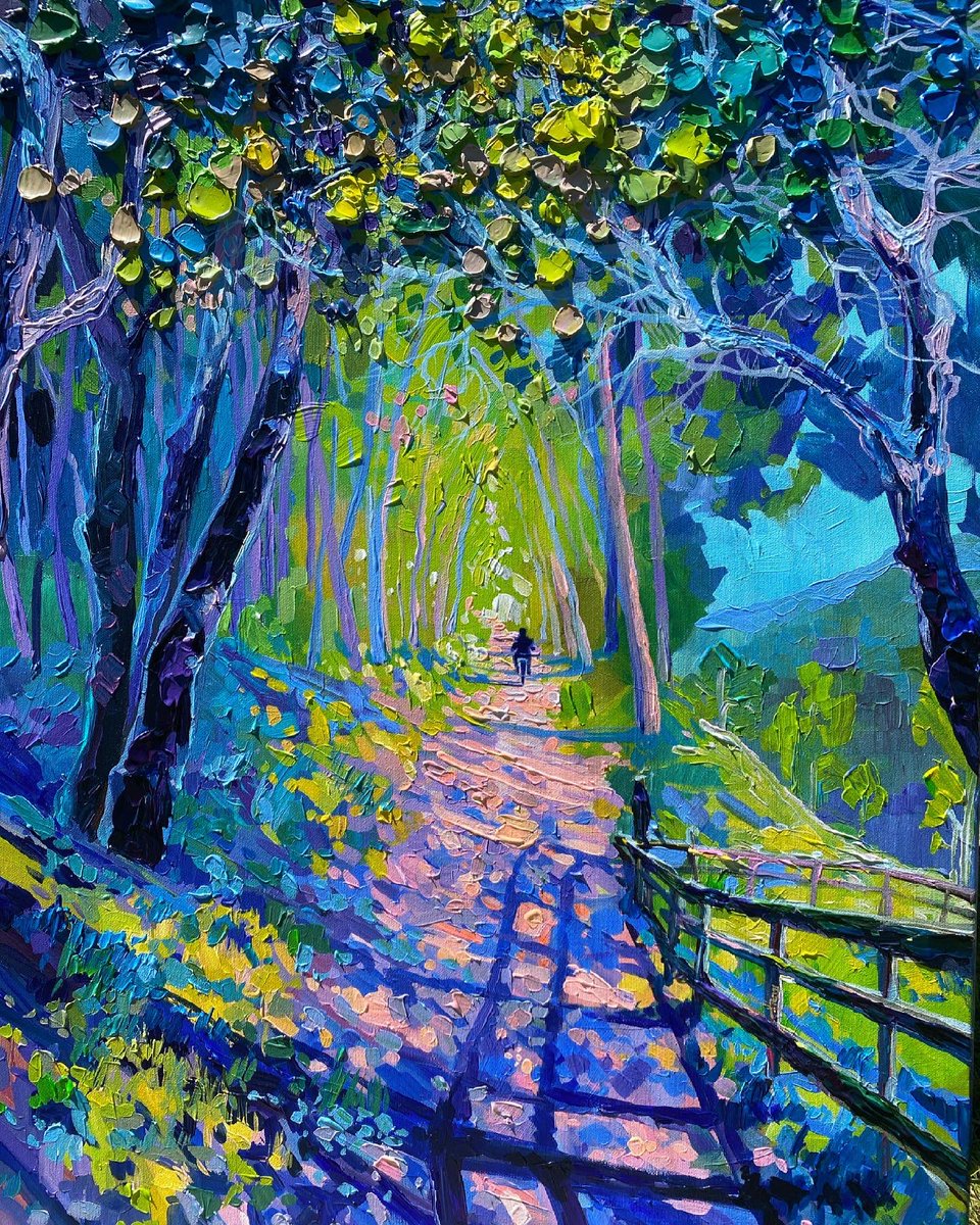 amtrusova's tweet photo. acrylic on canvas 60 * 80 cm "road to light" 2021. https://t.co/0BECKTrfg1
