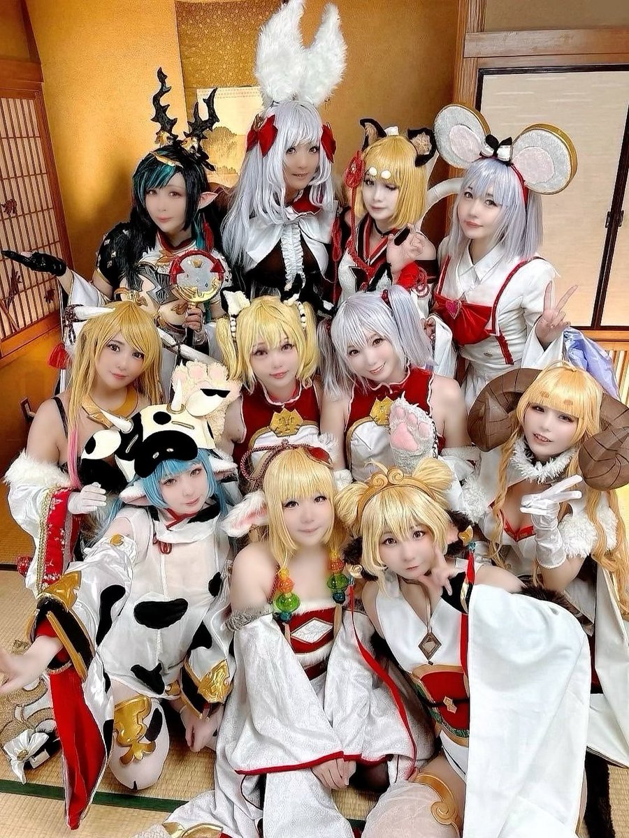 DEAD_MANA_asami's tweet photo. 十二神将会議2024してきたぞ❤️❤️
🐭🐮🐯🐰🐲🐏🐒🐔🐕🐗 https://t.co/MygJn0tLMR
