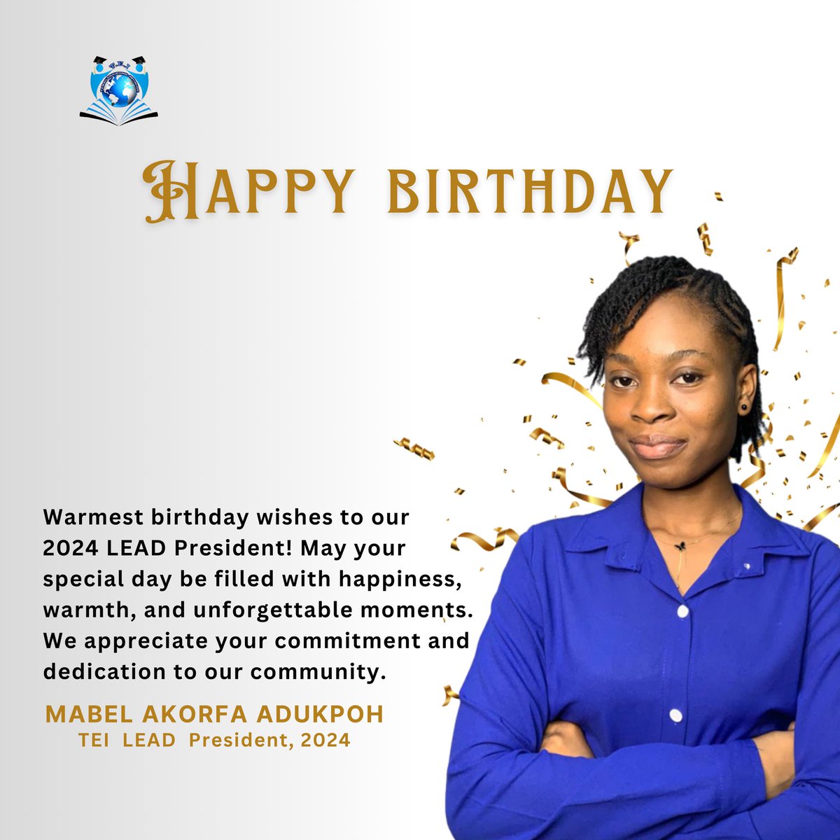 TebahEducation's tweet photo. Happy birthday Mabel🎊🎊
We appreciate all you do!✨ https://t.co/KKxXgcbBdv