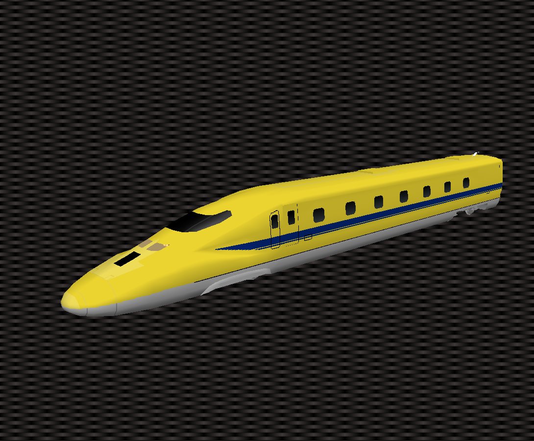 RailSim Wip Yhooki氏の700系から改造して作ってる923形ドクター