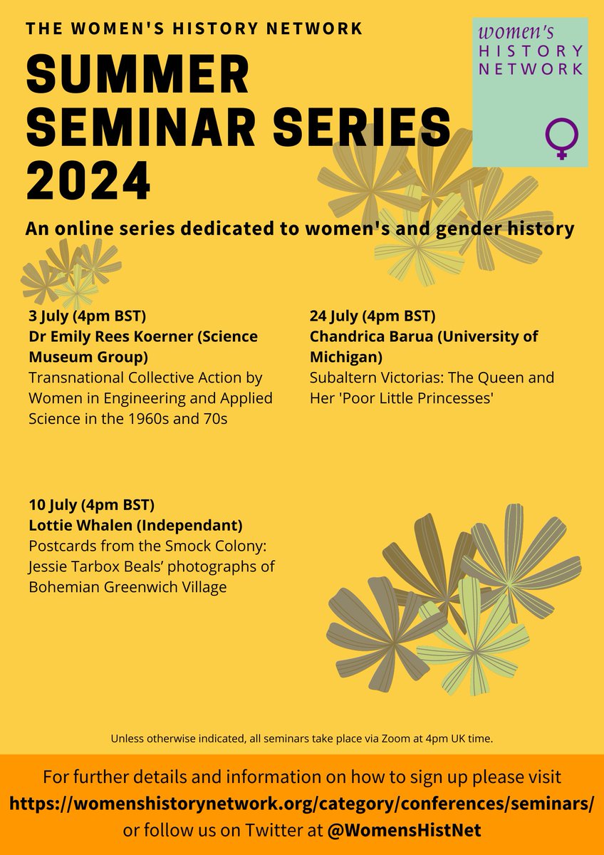Women's History Network - at Bluesky and LinkedIn (@womenshistnet) on Twitter photo Mark your calendars! We have an exciting Summer Seminar Series coming up with papers from @EmilyFrees <a href="/LotWhalen/">Lottie Whalen</a> <a href="/chandrica_barua/">Chandrica Barua (she/her)</a> Mark your calendars! We have an exciting Summer Seminar Series coming up with papers from @EmilyFrees <a href="/LotWhalen/">Lottie Whalen</a> <a href="/chandrica_barua/">Chandrica Barua (she/her)</a>