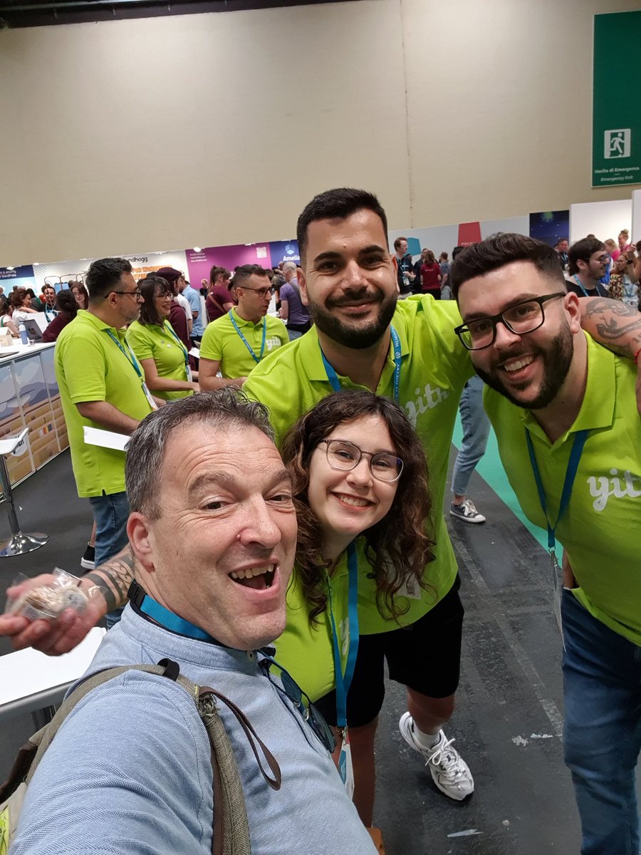 Good caring team #yithatWCEU at #WCEU in Torino. You are the best !!!