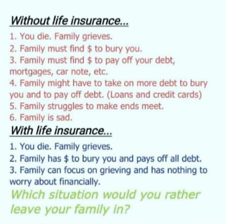 Tabithasfinanc1's tweet photo. If not now, when? #lifeinsurance #familylegacy #retirement #debt #mortgage #insurance https://t.co/PbbdEoo47s