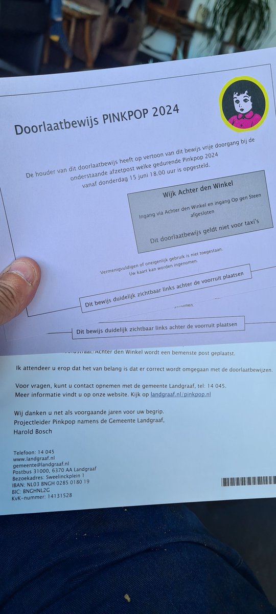 Al zoveel jaren #pinkpop in <a href="/gem_landgraaf/">Gemeente Landgraaf</a> en nog lukt het niet om een secure aanpak voor wijkbewoners te realiseren.  #donderdag15juni beste projectleider Harold Bosch bestaat niet in 2024. #amateurisme