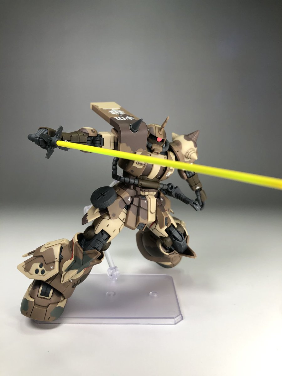 rodemunmunmun's tweet photo. エグバ機ようやく完成、初めてザク作りました
#ガンプラ
#GDMウエスト https://t.co/wgbJAIQiQR