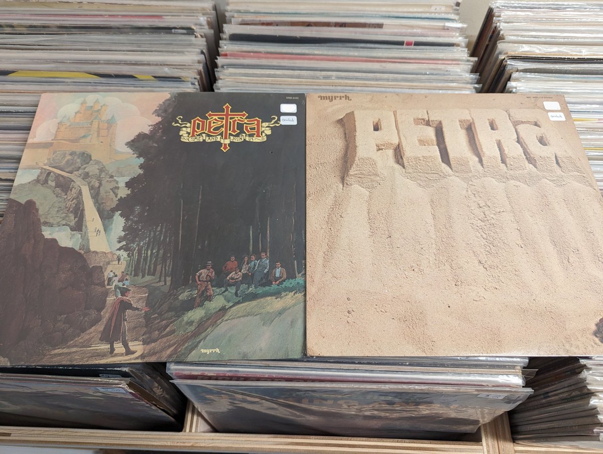Out record shopping and I came across these. Sealed original pressings  of these Petra albums. #CCMTwitter #JesusMusic
