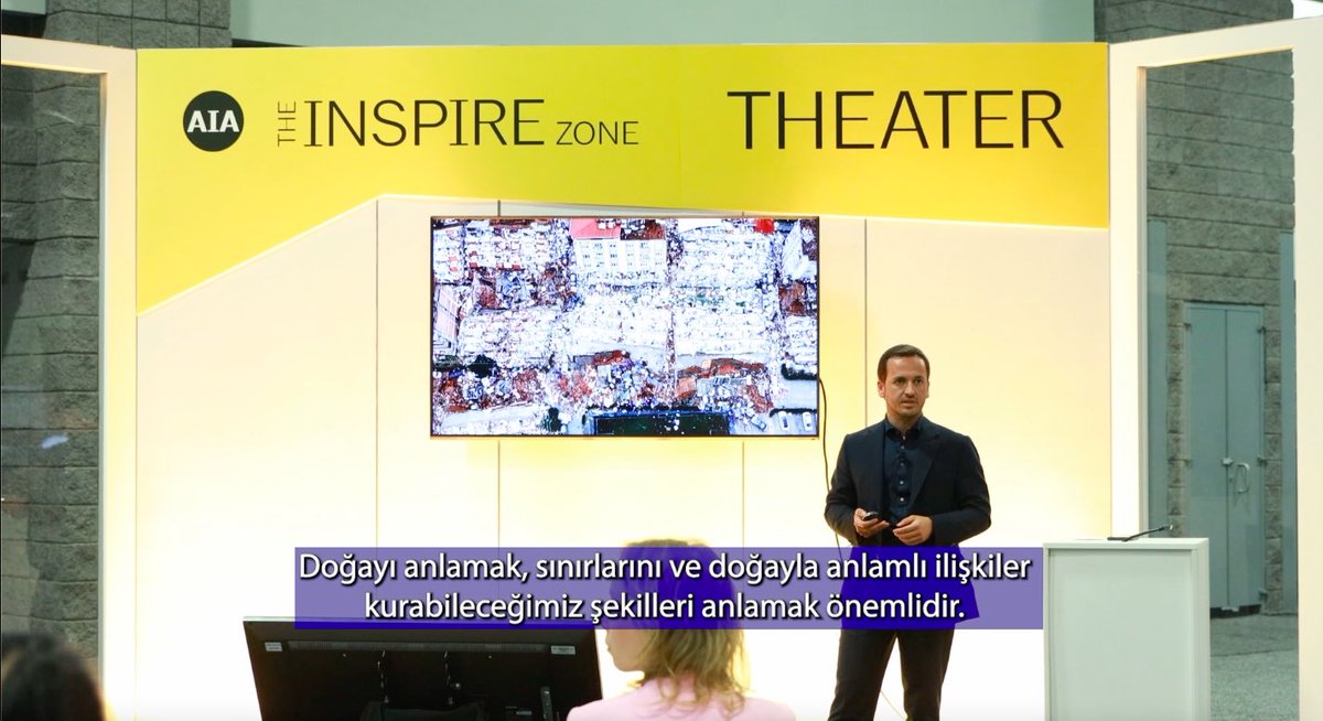 Şehirlerin oluşumunda insanın rolü ve bunun doğayla ilişkisi üzerine.

Amerikan Mimarlar Birliği (AIA) konferansındaki konuşmamdan.

About the role of humans in the formation of cities and their relationship with nature.

From my presentation at the American Association of