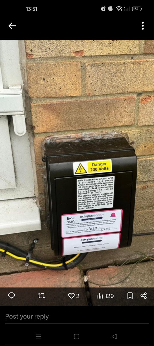 mayes0505's tweet photo. @sarah_go_green @g__j @OctopusEnergy This being a standard practice I hope for god's sake they never do this type of work for a vulnerable person https://t.co/CmanaGiHtU