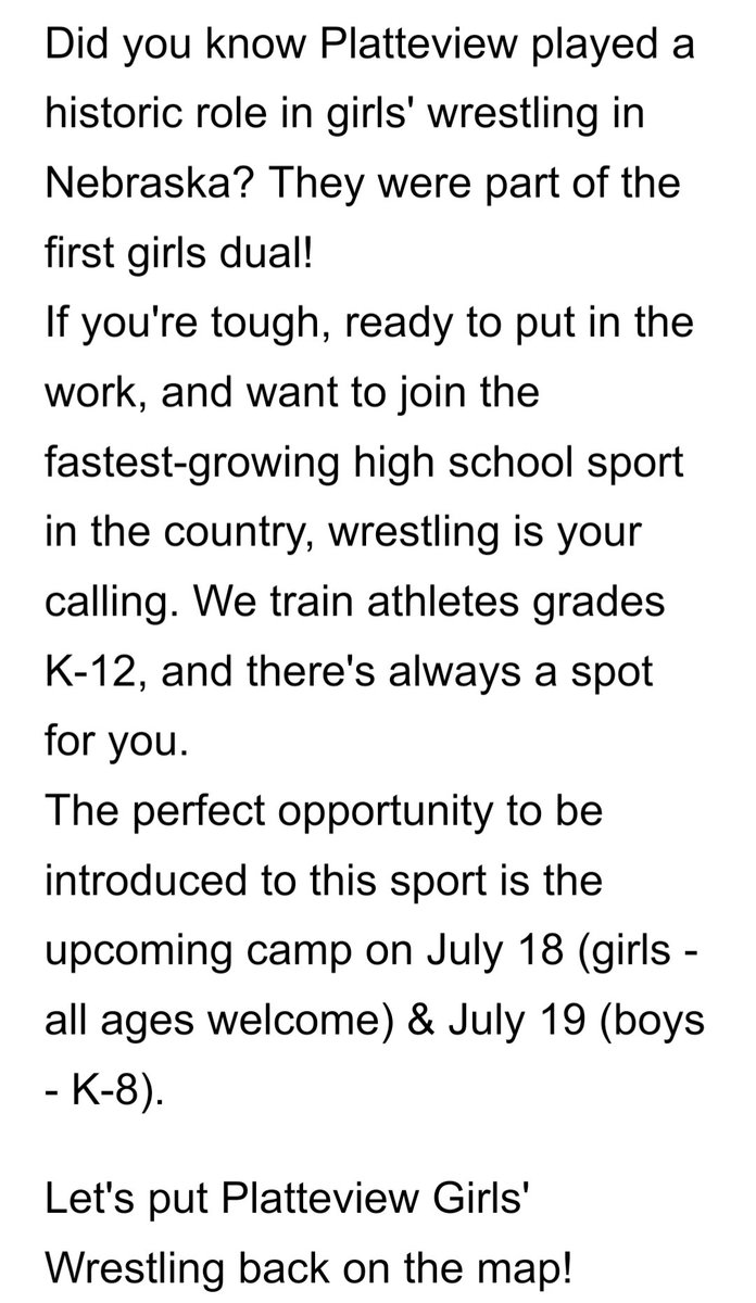 Platteview Wrestling tweet media