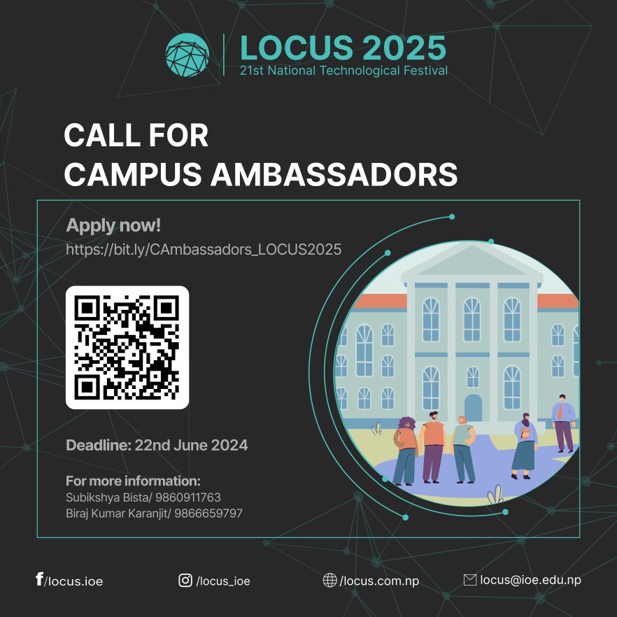 LOCUS, IOE Pulchowk tweet media