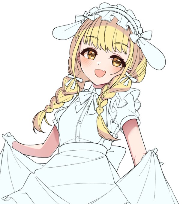 メイドことねちゃん描いてるよ 