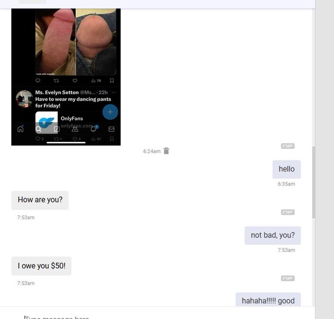 Looks like the "lil wing ding" got over 100 views. He had to pay up!! $50 https://t.co/JQ4EjskkyT<a href="/tag/niteflirts"class="tags"><span>#niteflirts</span></a>