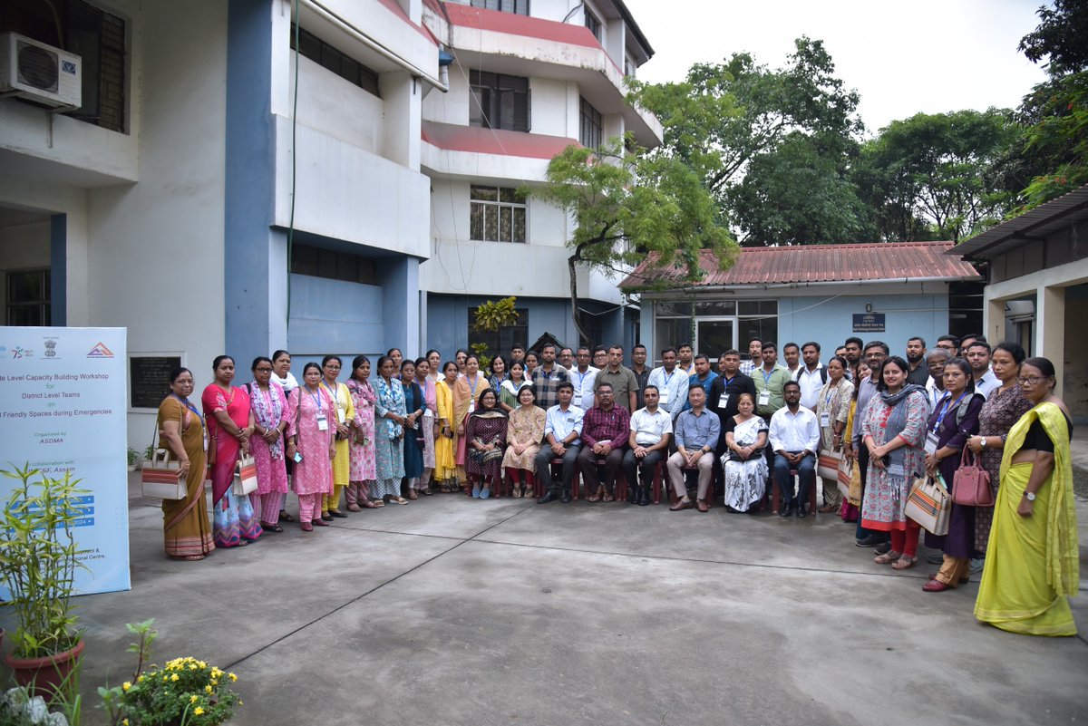 sdma_assam's tweet photo. ASDMA and UNICEF, Assam, held a workshop on Child-Friendly Spaces for district teams at NIRDPR-NERC, Guwahati, on June 15, 2024
.
#training
@ndmaindia @diprassam @mygovassam @PIB_Guwahati @DCKamrupMetro @district_kamrup @diprokamrupm @CMOfficeAssam @JogenMohanAssam https://t.co/kFREgvg1F0