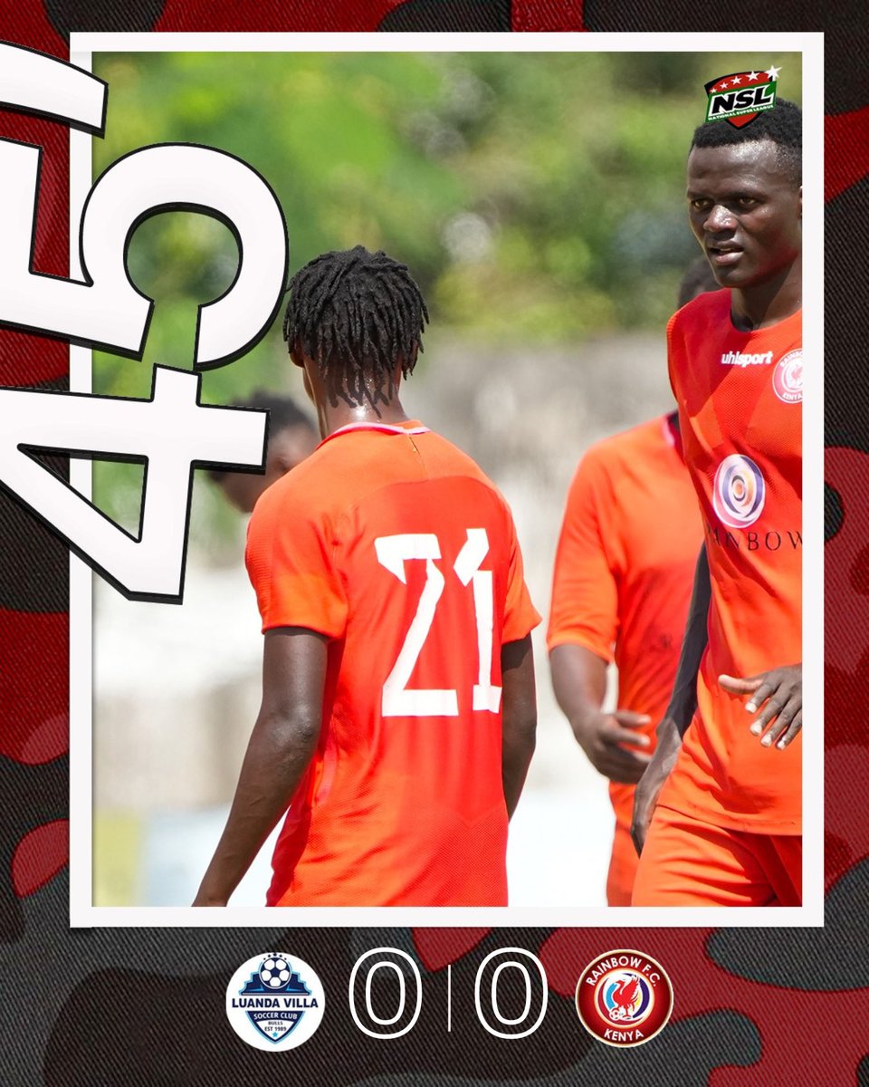 45’ | 𝗛𝗔𝗟𝗙𝗧𝗜𝗠𝗘: Strong showing from our team in the first half! We head into the break level at 0️⃣-0️⃣

#RainbowFCKenya |#MatchDay | #NSL  | #RFCK