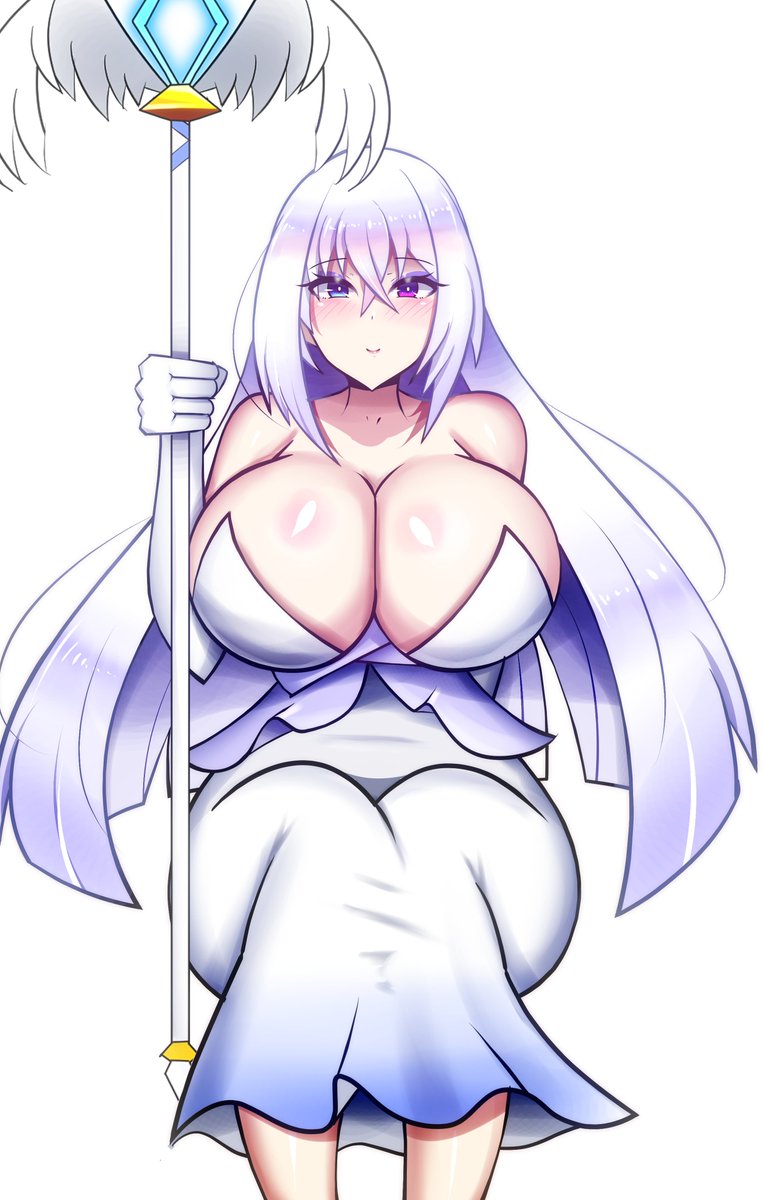 うちの子サティナ様を描きました。
女王であり聖女でもあるので清楚な感じで…!

数時間前に投稿したものがバグっていたので修正して再投稿です… 