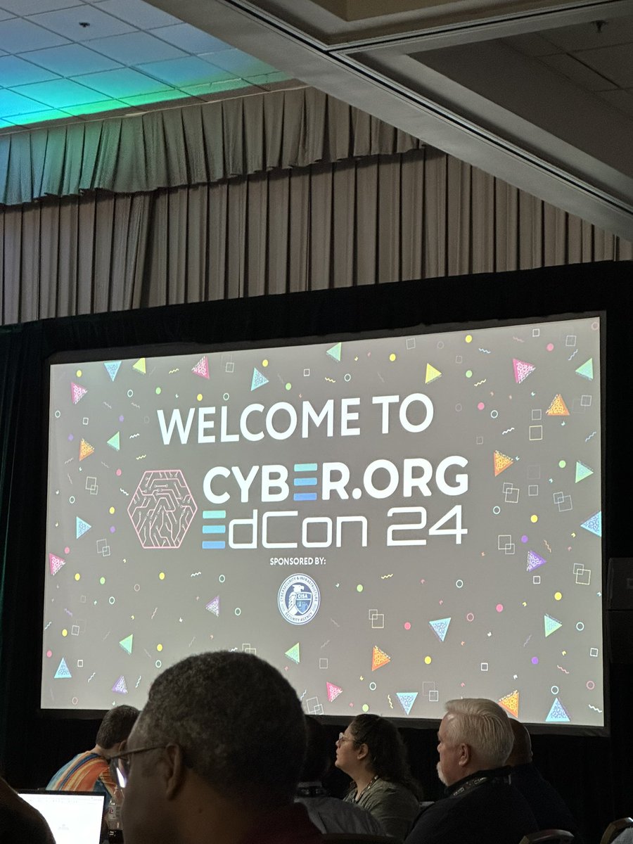 Here at <a href="/cyber_dot_org/">CYBER.ORG</a> EdCon24!  So fun seeing people and learning!!

Come see me present about the Intro to Cybersecurity cyber.org course and walk through a password cracking with me!
 2:30 start time.