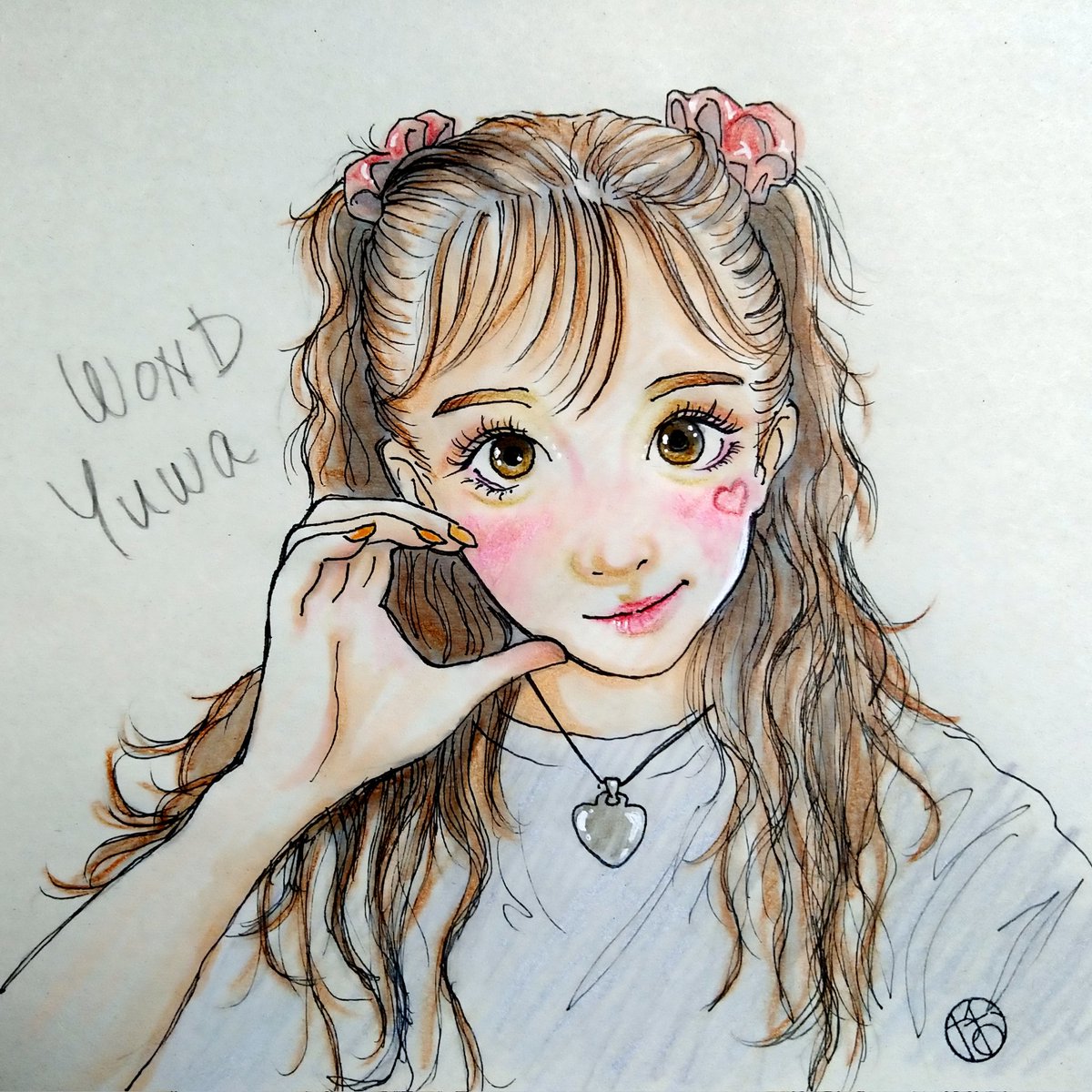 ohyasan1965's tweet photo. coquettish
#比嘉優和 #Lucky2
#wond #ファンアート
#お絵描き #似顔絵
#アナログイラスト #イラスト #colordpencil https://t.co/ughb8J6Al7