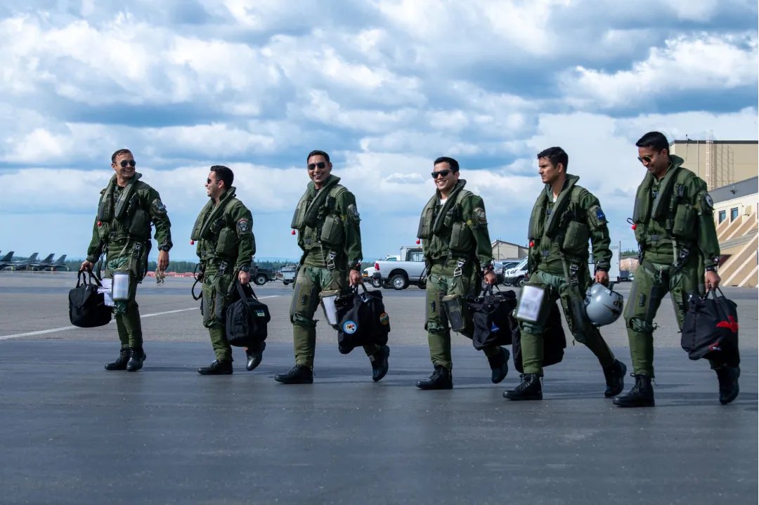 sfo_india's tweet photo. Exercise RED FLAG, Alaska. https://t.co/0l4F7yNb1S