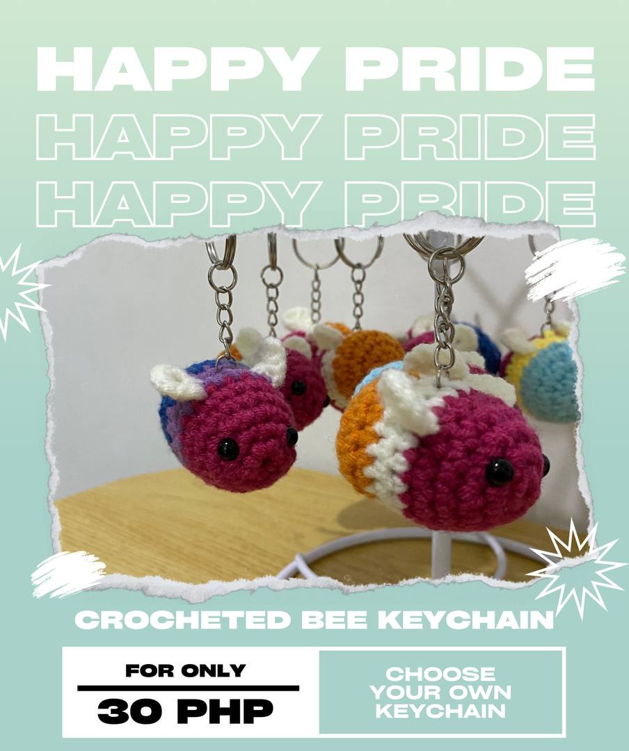 lunarcartz's tweet photo. wts lfb ph | happy pride crochet sale ~ 

*⁠.⁠✧ bandana *⁠.⁠✧
*⁠.⁠✧ bee keychain *⁠.⁠✧

• limited stock only !
• payo | gcash/maya
• ready to ship | flash/lalamove 
• reply/dm to claim
• can do bulk orders for june 22   (dm of inquiry)

tags. gift freebies ideas https://t.co/QJIhQI0Mc8