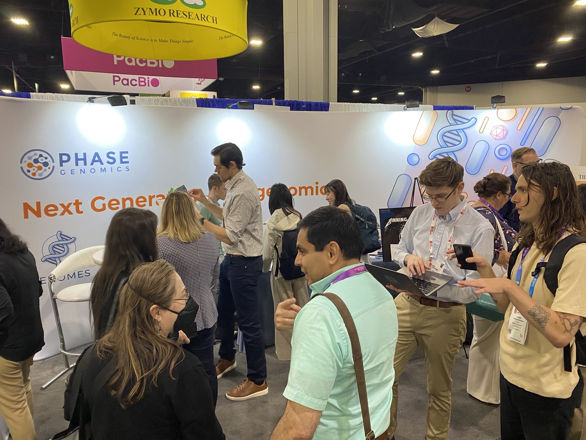 ivanliachko's tweet image. Day 2 of the shwag-fest money-dump that is #ASMicrobe is upon us.  Looking forward to the crowds! @PhaseGenomics booth 1232, new toys incoming.