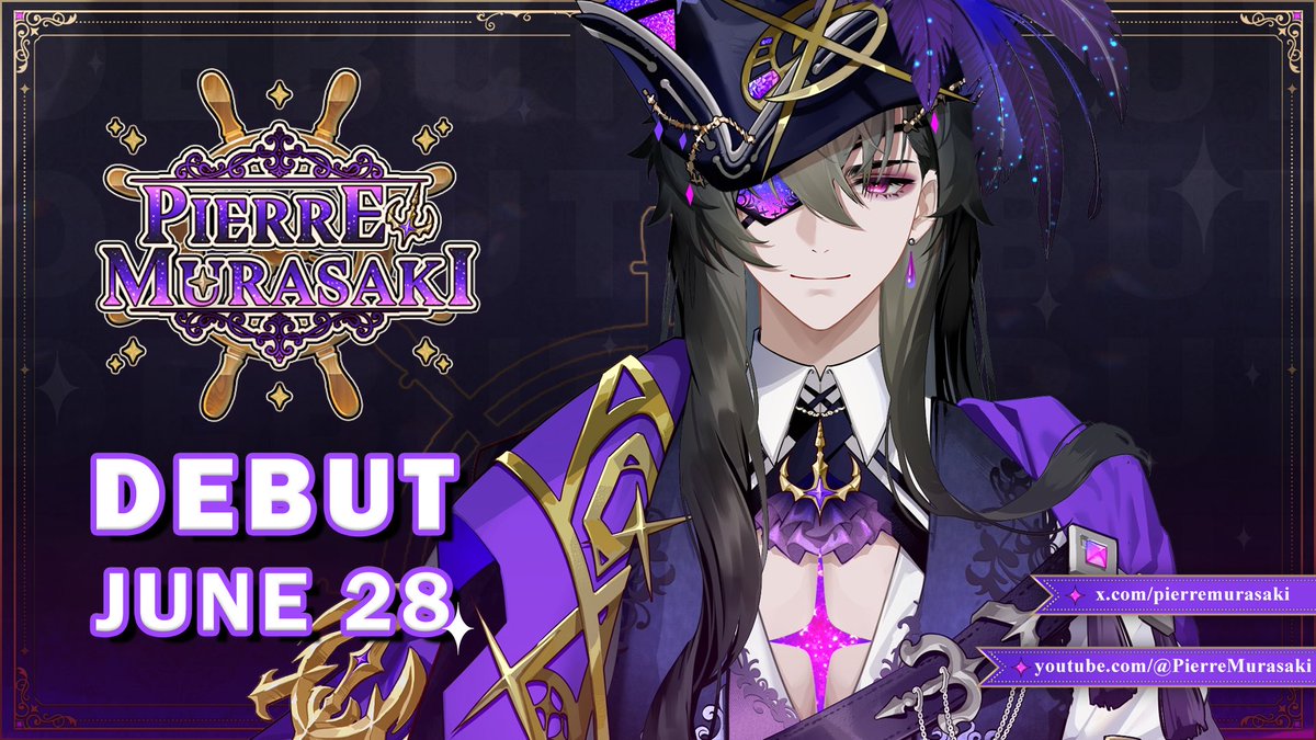 ✨✨Debut Announcement !! ✨✨

【 DEBUT PV 】Pierre Murasaki
📅 Jumat, 28 Juni 2024
🔗shorturl.at/ogwbQ

#Vtuber #VtuberID #VTuberUprising