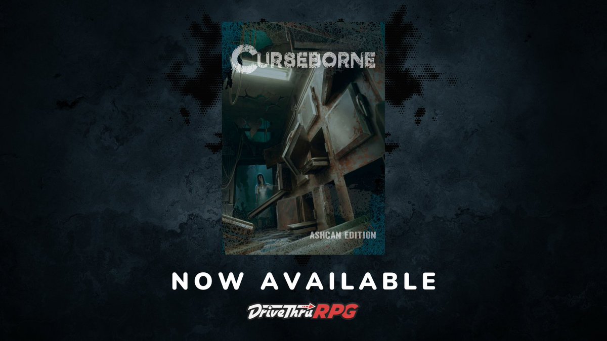 New from <a href="/TheOnyxPath/">Onyx Path Publishing</a> is the Curseborne: Ashcan Edition PDF!

Get it here: tinyurl.com/bkyddxxv

Your introduction to the world of Curseborne and designed to get you started playing the game today.

#ttrpgs