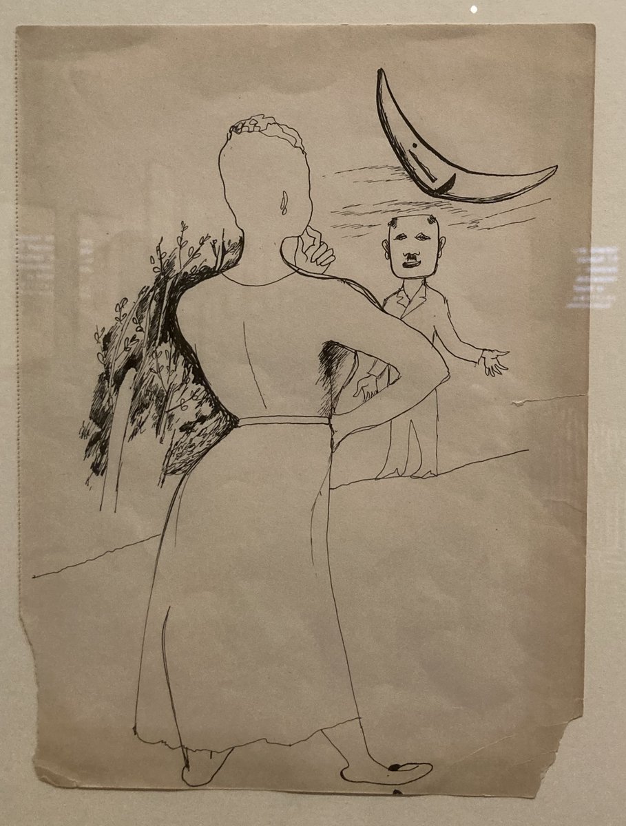 KateLAspinall's tweet photo. Bittersweet beauty: loving the room dedicated to Polish-born, WWII-survivor #FranciszkaThemerson @Tate Britain. The #drawings esp are raw, personal, often witty, and always powerful https://t.co/Zif5YFuVmd