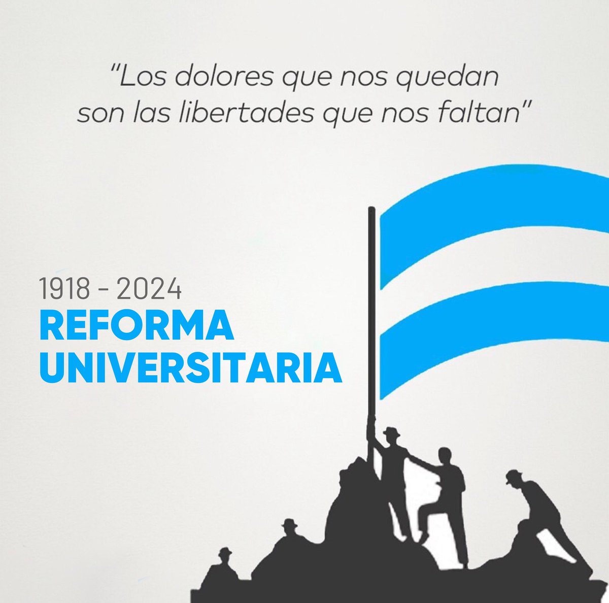 106 años de la Reforma Universitaria!

“Los dolores que nos quedan, son las libertades que nos faltan”
