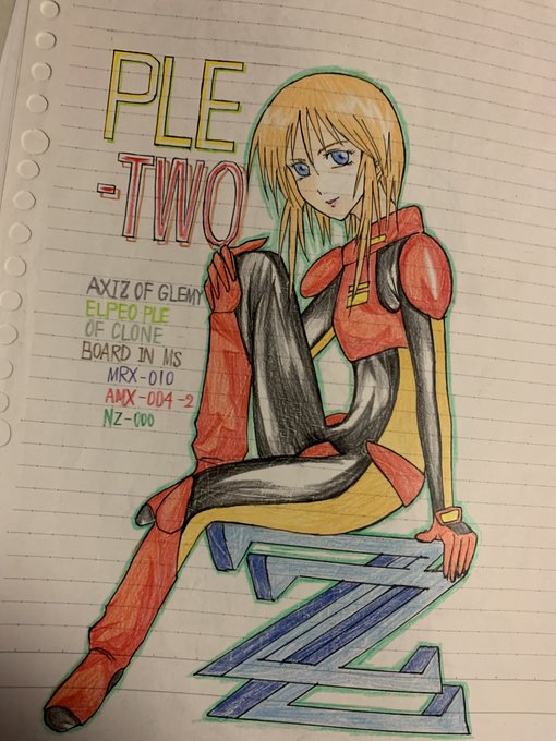 工房の頃に描いたプルツーです
20歳ぐらい歳サバ読んでる?って言われましたが
そんなことはないです。 