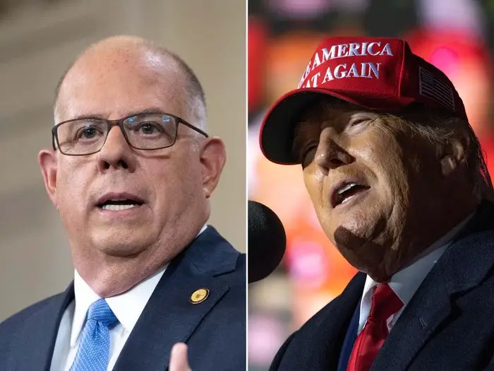 JamesCLohman1's tweet photo. Hogan's hero?
Trump: I support Larry Hogan for Senate.
Hogan: No thanks.
Maryland wants @AlsobrooksForMD !
#BlueWave2024
#KeepSenateBlue
https://t.co/Hqo5KFllOC https://t.co/OWFTLxR0gO