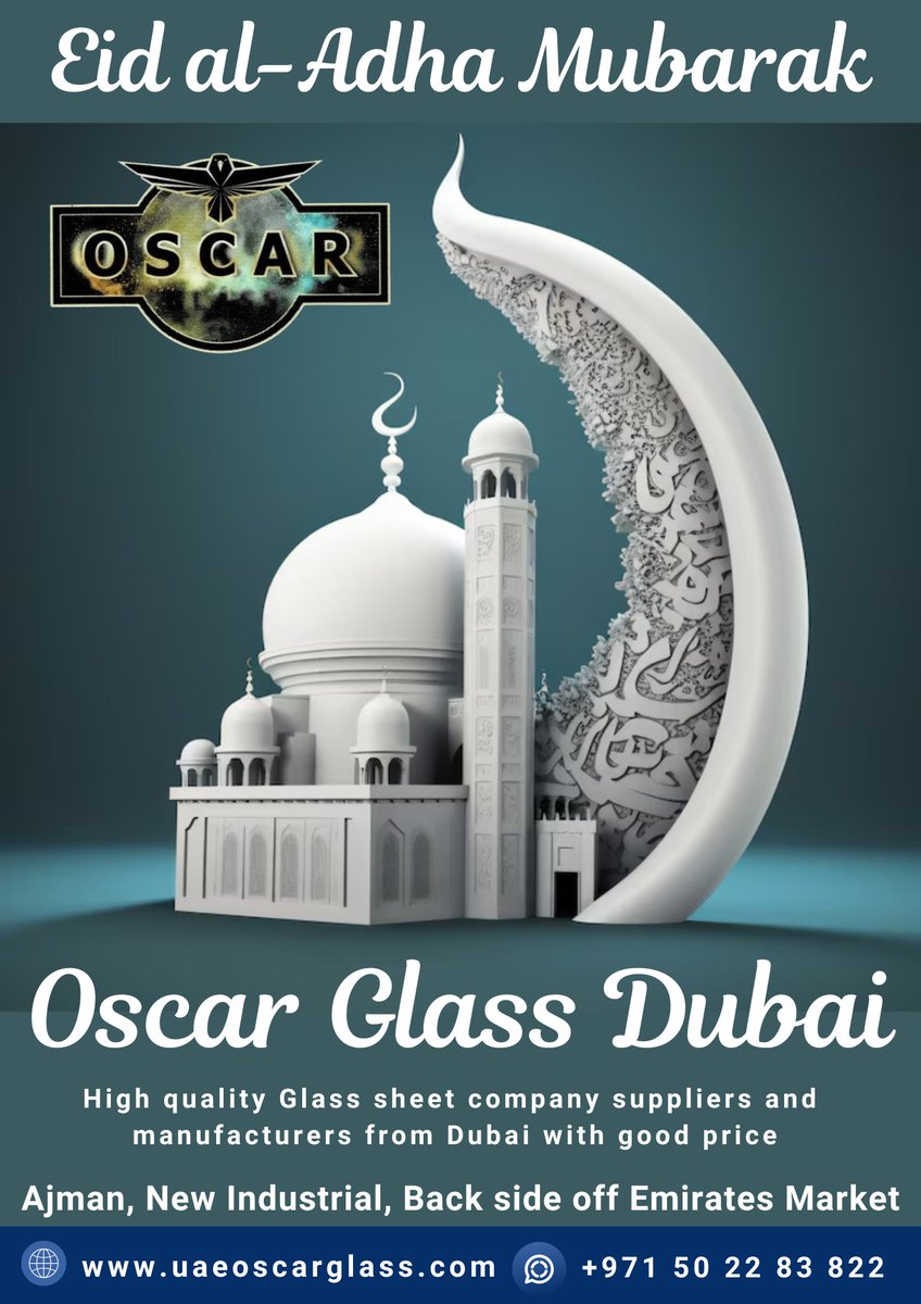 uaeoscarglass's tweet image. Happy Eid-Ul-Adha 2024 || Oscar Glass &amp;amp; Mirror  #oscarglassdubai
Contact Us : +971-552283822
Visit : uaeoscarglass.com
#mirrorwork #slidingdoorsystem #slidingdoor #oscarglassindubai #oscarglasscompany #eidmubarak #eiduladha #eid2024 #Eid #mirrordesigner