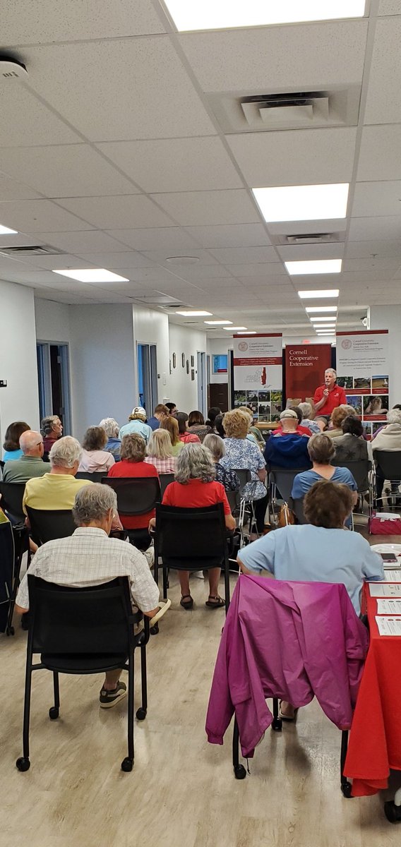 Rain on Master Gardener meeting days equals a full house