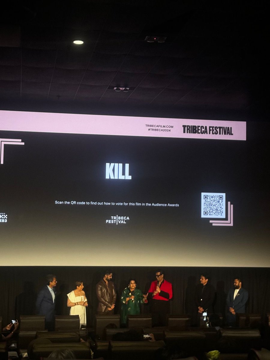 barkha dutt (@bdutt) on Twitter photo Unexpectedly got to see #KILL in NYC at <a href="/Tribeca/">Tribeca</a> - by Karan Johar <a href="/guneetm/">Guneet Monga Kapoor</a> & directed by <a href="/Nixbhat/">nikhil bhat</a> - was blown away by the genre - edge of your seat action thriller, all within the span of a single train ride , the good guys win, but the goons also shine. Watch it ! <a href="/Su4ita/">Sucharita</a> 💜 Unexpectedly got to see #KILL in NYC at <a href="/Tribeca/">Tribeca</a> - by Karan Johar <a href="/guneetm/">Guneet Monga Kapoor</a> & directed by <a href="/Nixbhat/">nikhil bhat</a> - was blown away by the genre - edge of your seat action thriller, all within the span of a single train ride , the good guys win, but the goons also shine. Watch it ! <a href="/Su4ita/">Sucharita</a> 💜