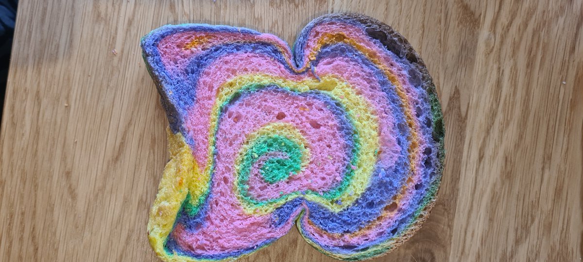 #rainbow #bread at #coop #groceries #loveislove #lovepeacejoyhope #treaty4territory #regina #Saskatchewan #Canada
