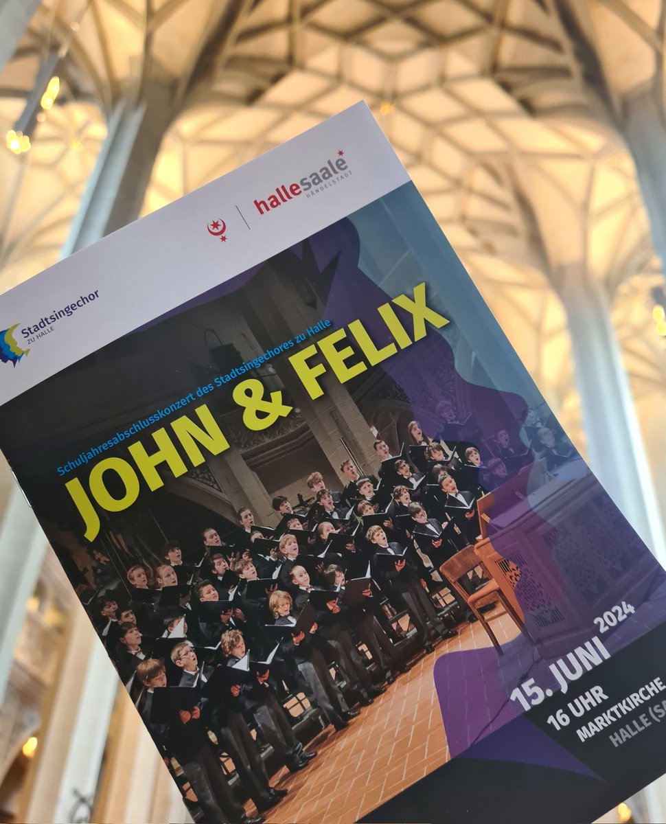 Opernjunkie's tweet image. "Hosanna in excelsis."

Nach Jahren mal wieder in der wunderschönen Marktkirche in Halle...zum Schuljahresabschlusskonzert des über 900 Jahre alten Stadtsingechores zu Halle, mit Werken von #JohnRutter und Felix #Mendelssohn Bartholdy 🎶