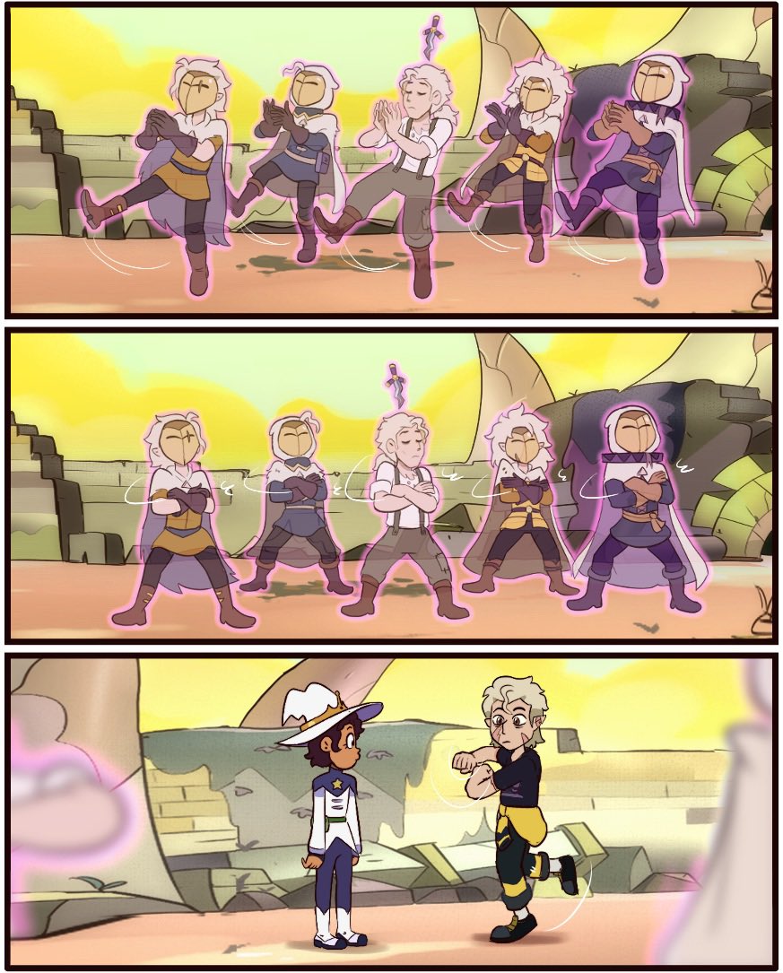 MoringmarkMark's tweet photo. Victory Dance #TheOwlHouse #toh https://t.co/4seHsOzjaI