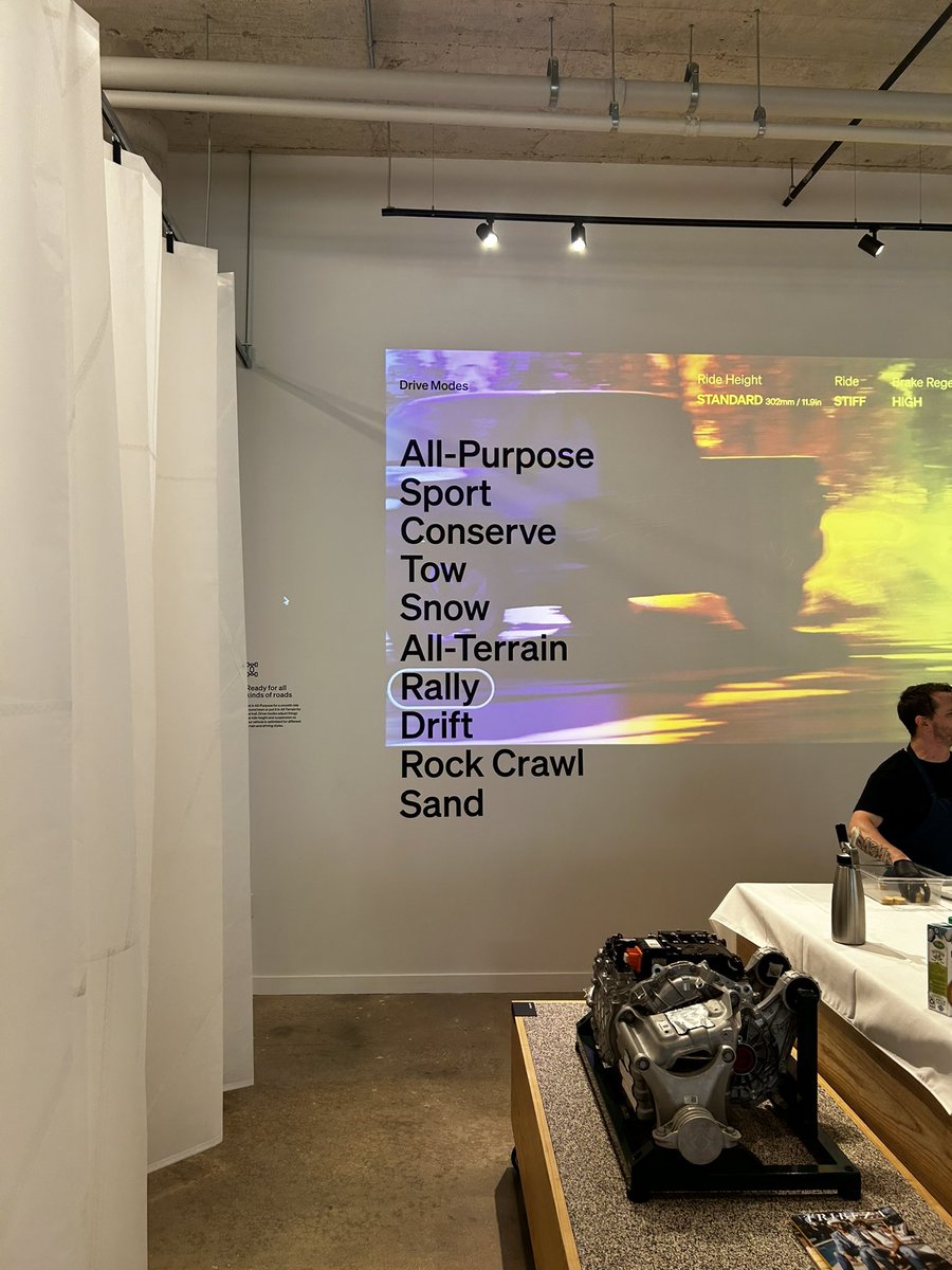 MadelinHawtin's tweet photo. At the grand opening of @Rivian’s Austin location! Tesla territory no more?🥸 https://t.co/s3R7De0MO6