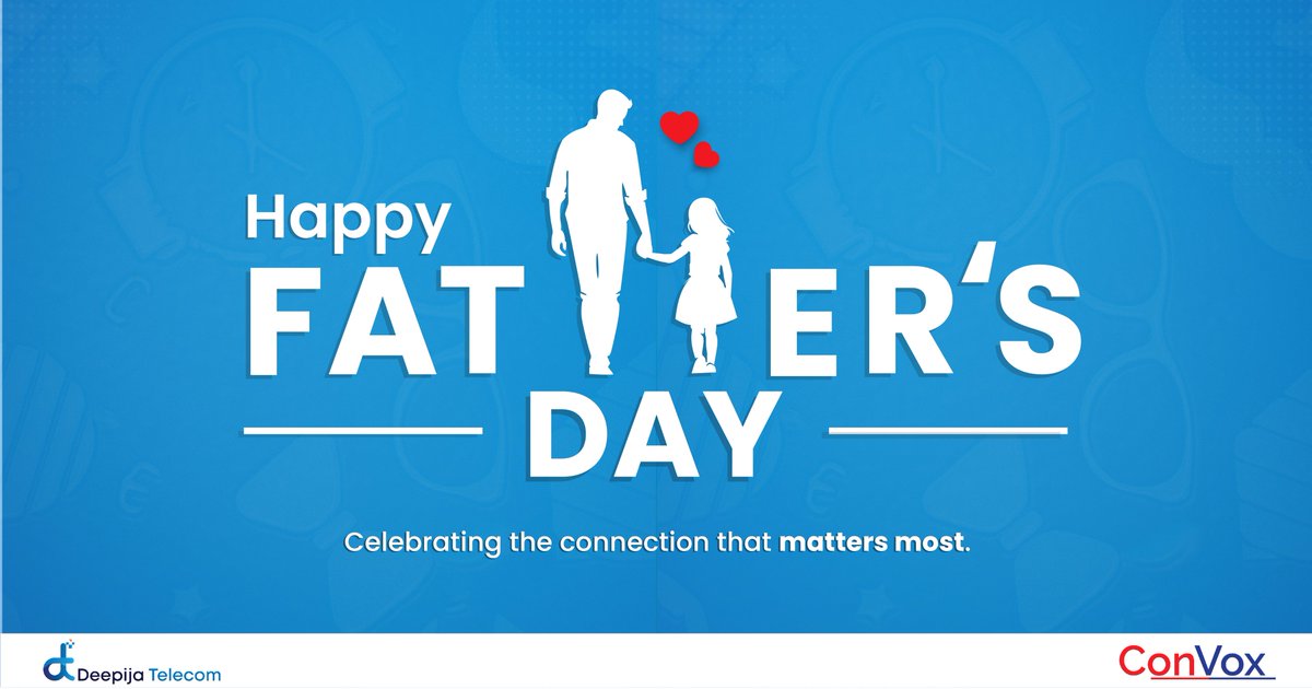 deepijatel's tweet photo. Happy Father's Day! Celebrating the connection that truly matters.💫

Click here https://t.co/EbLSH2w39X to get to know us!

#deepijatel #convox #callcenter #business #technology #customerservice #fathersday #dad #father #callcentersolution #client https://t.co/drIUFydEhR