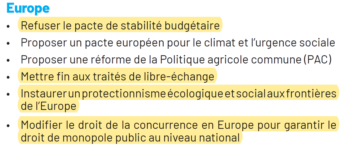 dav_cayla's tweet photo. Dans le projet du #nouveaufrontpopulaire il y a plusieurs mesures qui devraient réjouir les souverainistes.
1/ Remise en cause des traités d'austérité
2/ Retour des monopoles publics
3/ Défense du protectionnisme

C'est un vrai projet de rupture qui est proposé. https://t.co/0Tv9I7BvF7