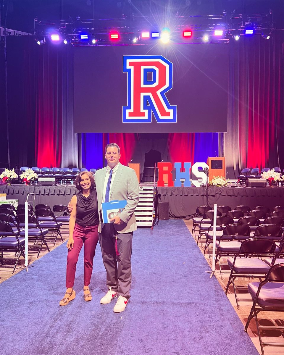 khackbusch's tweet photo. “I could not be a more proud principal, coach, uncle, and father.” @rhs.classof24 #BeUseful #RespectHonorStrength #BBKT 12th year as principal in the books. Congratulations to our Class of 2024! @n0ahhack @CalebOster4 https://t.co/RRifTTVjdX