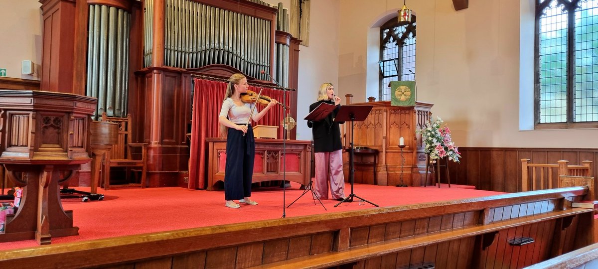 Tiffany Vong (@tiffanybvong) on Twitter photo Beautiful concert by Lark Duo in Jordanhill Parish Church 🎶🎻🎵🤩
Thank you to <a href="/Lisa__Robertson/">Lisa Robertson</a> and Ines Mayhew-Begg for a wonderful evening of music for voice and violin ☀️ Beautiful concert by Lark Duo in Jordanhill Parish Church 🎶🎻🎵🤩
Thank you to <a href="/Lisa__Robertson/">Lisa Robertson</a> and Ines Mayhew-Begg for a wonderful evening of music for voice and violin ☀️