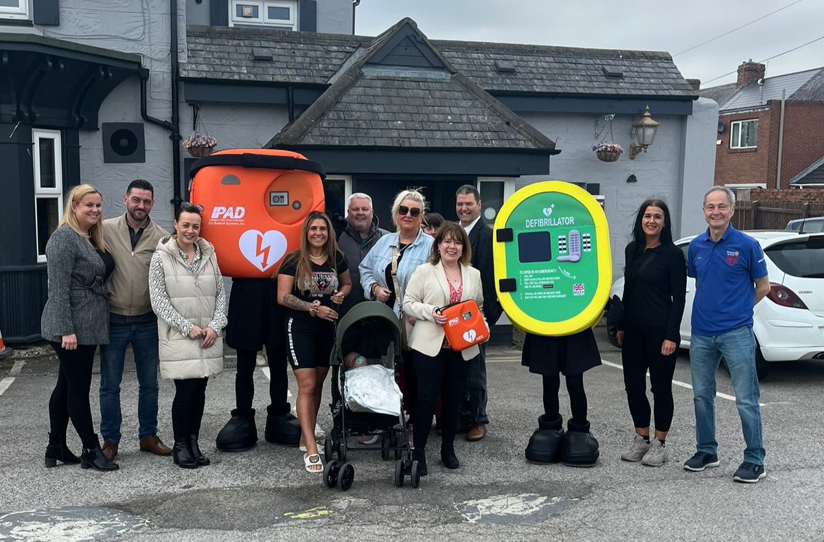 Rotary North East 'One Life Initiative' (@rotaryneonelife) on Twitter photo Our team celebrated its involvement in 100 projects when the community defibrillator was installed at the Farmhouse Wine & Dine, Coxhoe. It has been great to work with and have the support of so many groups and individuals during this time. Our work goes on. <a href="/RotaryNorthEast/">RotaryNorthEast</a> Our team celebrated its involvement in 100 projects when the community defibrillator was installed at the Farmhouse Wine & Dine, Coxhoe. It has been great to work with and have the support of so many groups and individuals during this time. Our work goes on. <a href="/RotaryNorthEast/">RotaryNorthEast</a>