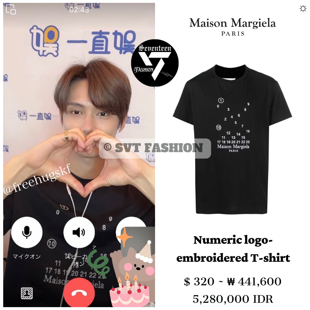 Jun wore Maison Margiela T-Shirt in 一直娱 (Yizhiyu) Fansign