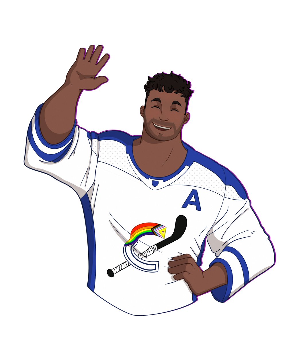 Who is <a href="/FaunAndGames/">Jess/Fawn 🔛 Twitch 🦌💜 FREE 🇵🇸</a> playing in Interns I hear you ask?

Introducing Cam!

Cam (he/they) is a Canadian himbo with big golden retriever vibes!

Art by <a href="/thecreatink/">Creatink</a>