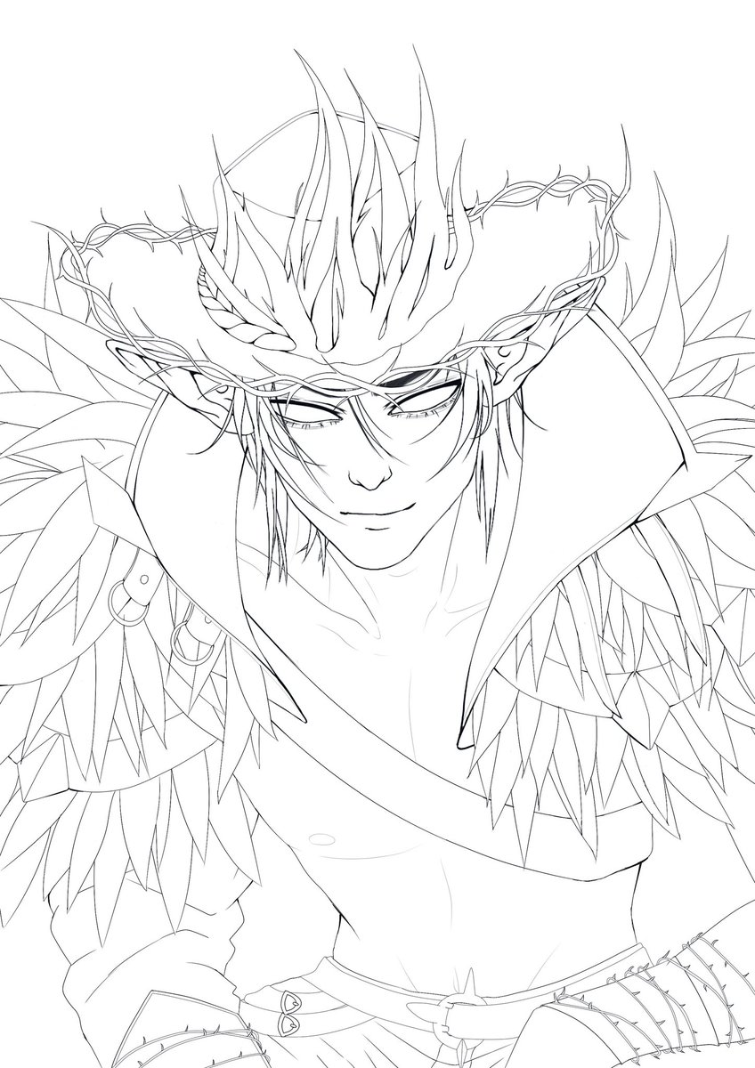 LeylineLich's tweet image. ‧₊˚✧ Oko Lineart ✧˚₊‧

The end is in sight 🤠 yehaw

#oko #thunderjunction