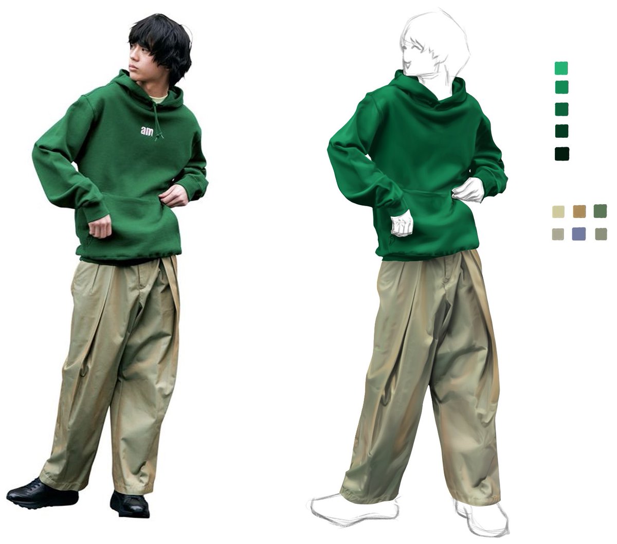 HatiMarwan32082's tweet photo. Trouser is finally done, it was a really hard challenge !🎨

#art #digitalart #digitalpainting #digitaldrawing #digitalartstudy #artstudy https://t.co/iFMIHGFrRE