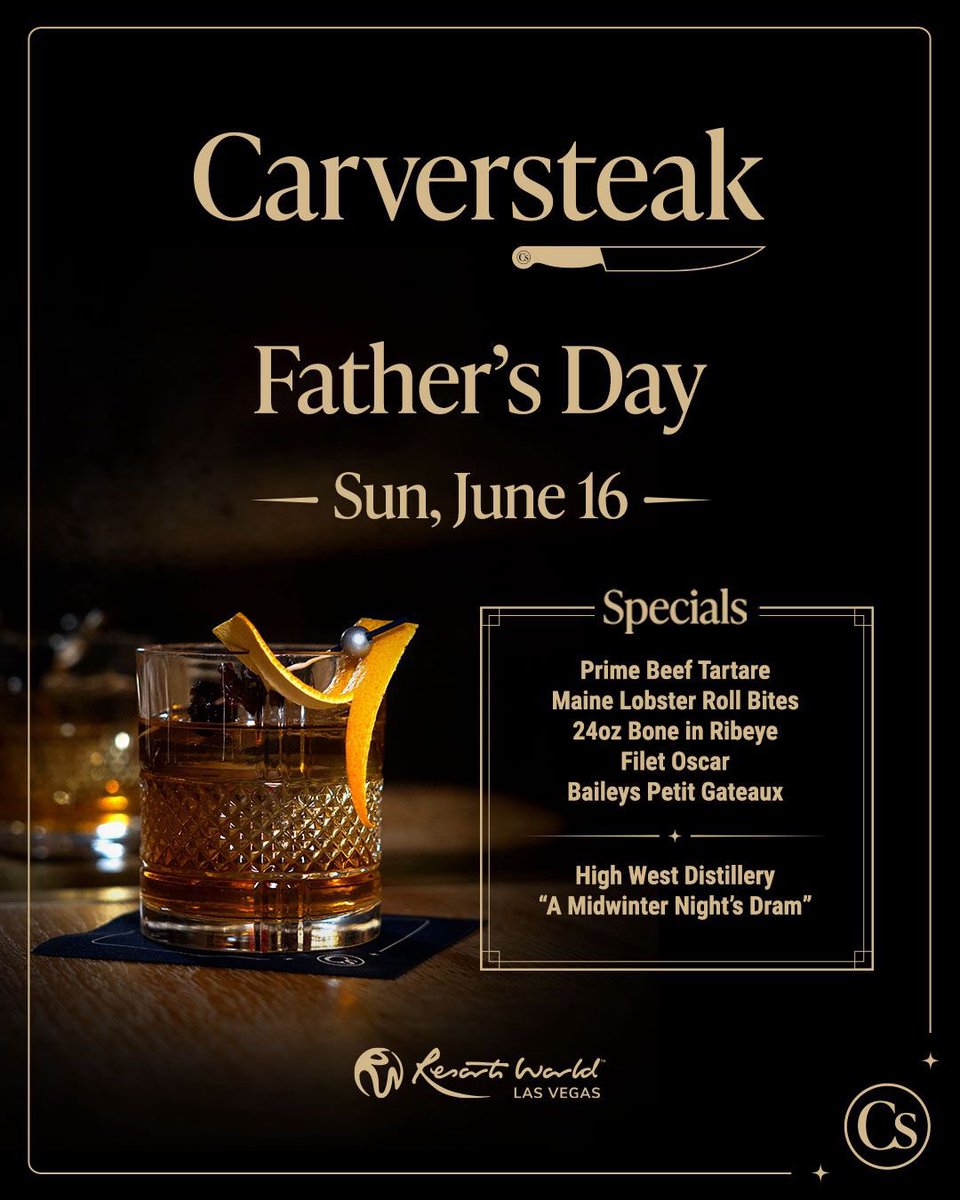 Celebrate Father's Day with a feast fit for a king. Indulge in our a la carte specials including a decadent Prime Beef Tartare with Roasted Bone Marrow, Truffle Aioli, and Grilled Toast. Treat Dad to a culinary experience he won't forget. 
#SharpenYourAppetite #FathersDay